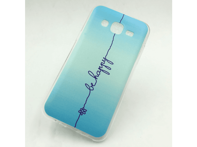 KÖNIG DESIGN Schutzhülle, Backcover, Samsung, Galaxy J5 Blau (2015)