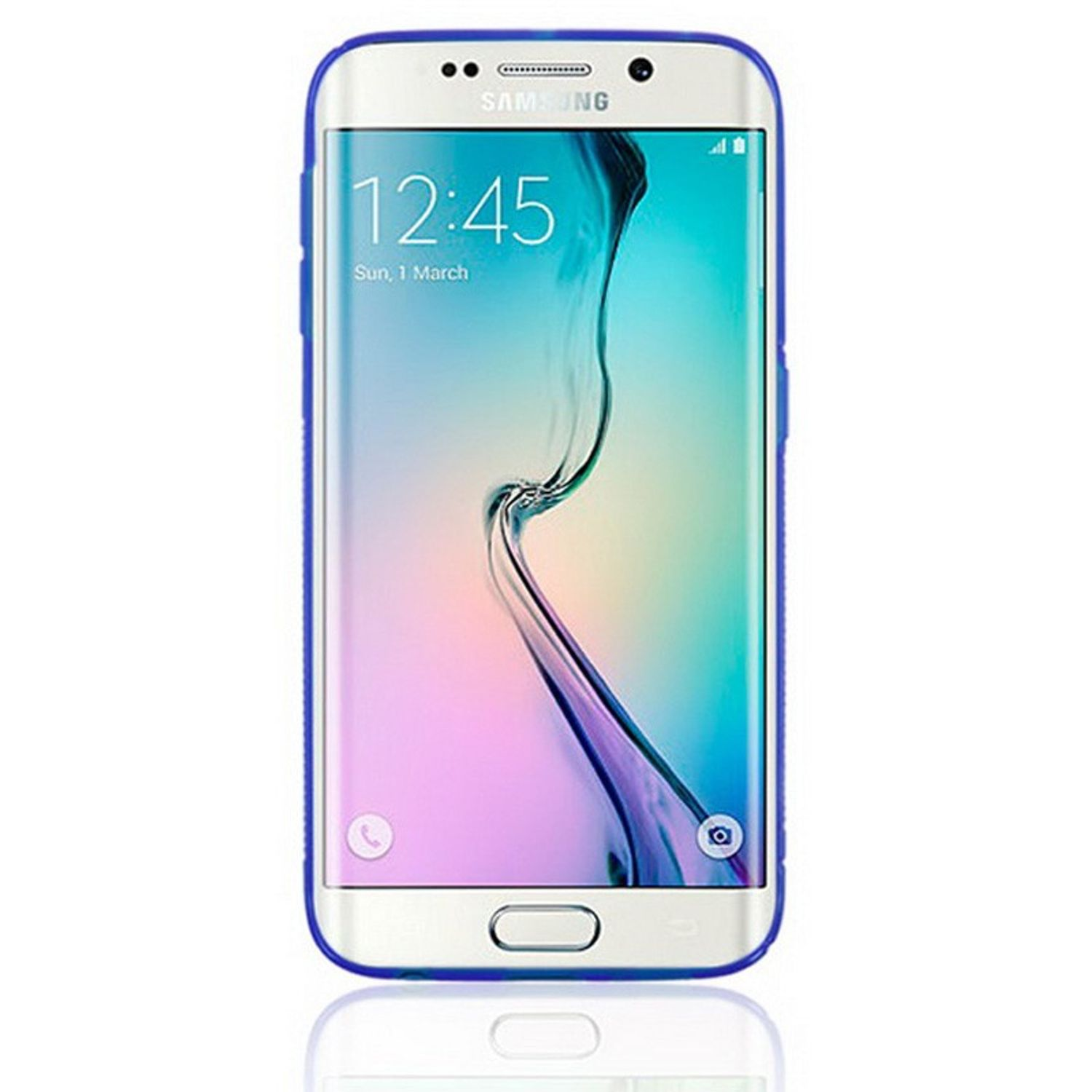 Samsung, Backcover, Schutzhülle, S6 KÖNIG Edge, Grau Galaxy DESIGN