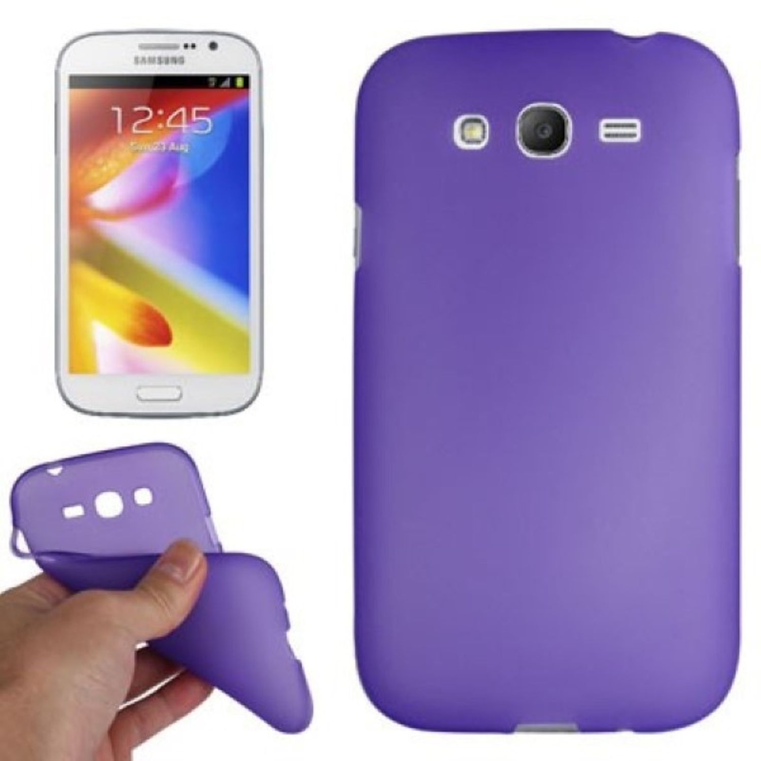 KÖNIG DESIGN i9080, Galaxy Violett Backcover, Samsung, Schutzhülle