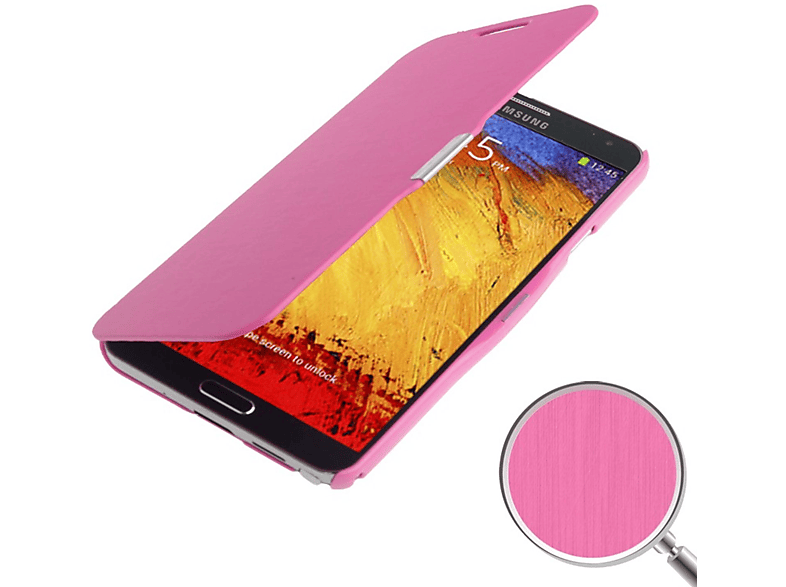 Samsung, Rosa KÖNIG 3, Note Schutzhülle, Backcover, DESIGN Galaxy