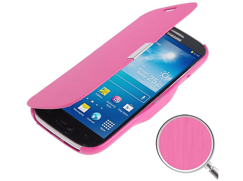 KÖNIG DESIGN Schutzhülle, Backcover, Mini, S4 Rosa Galaxy Samsung