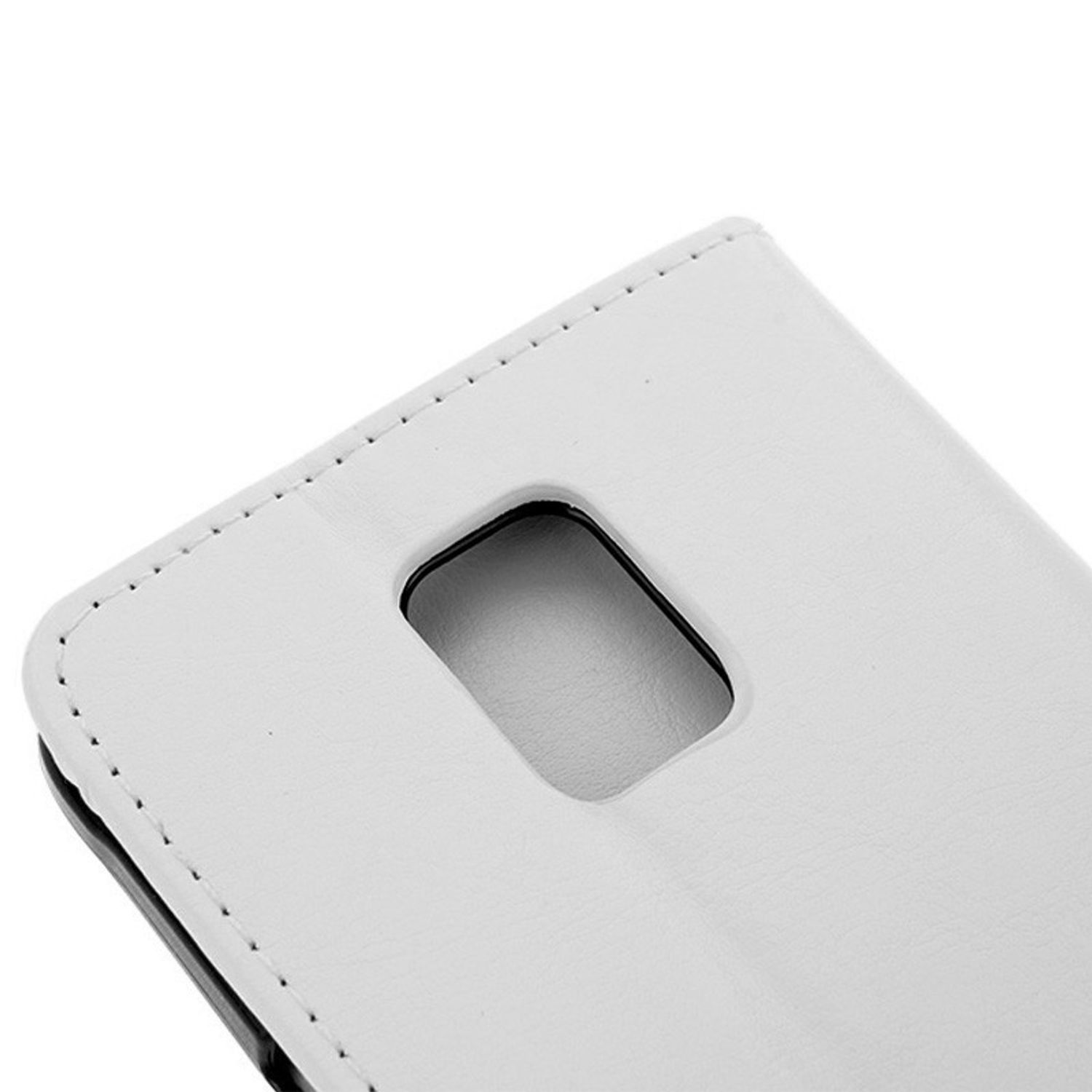 KÖNIG DESIGN Samsung, Weiß Schutzhülle, Backcover, Galaxy 4, Note