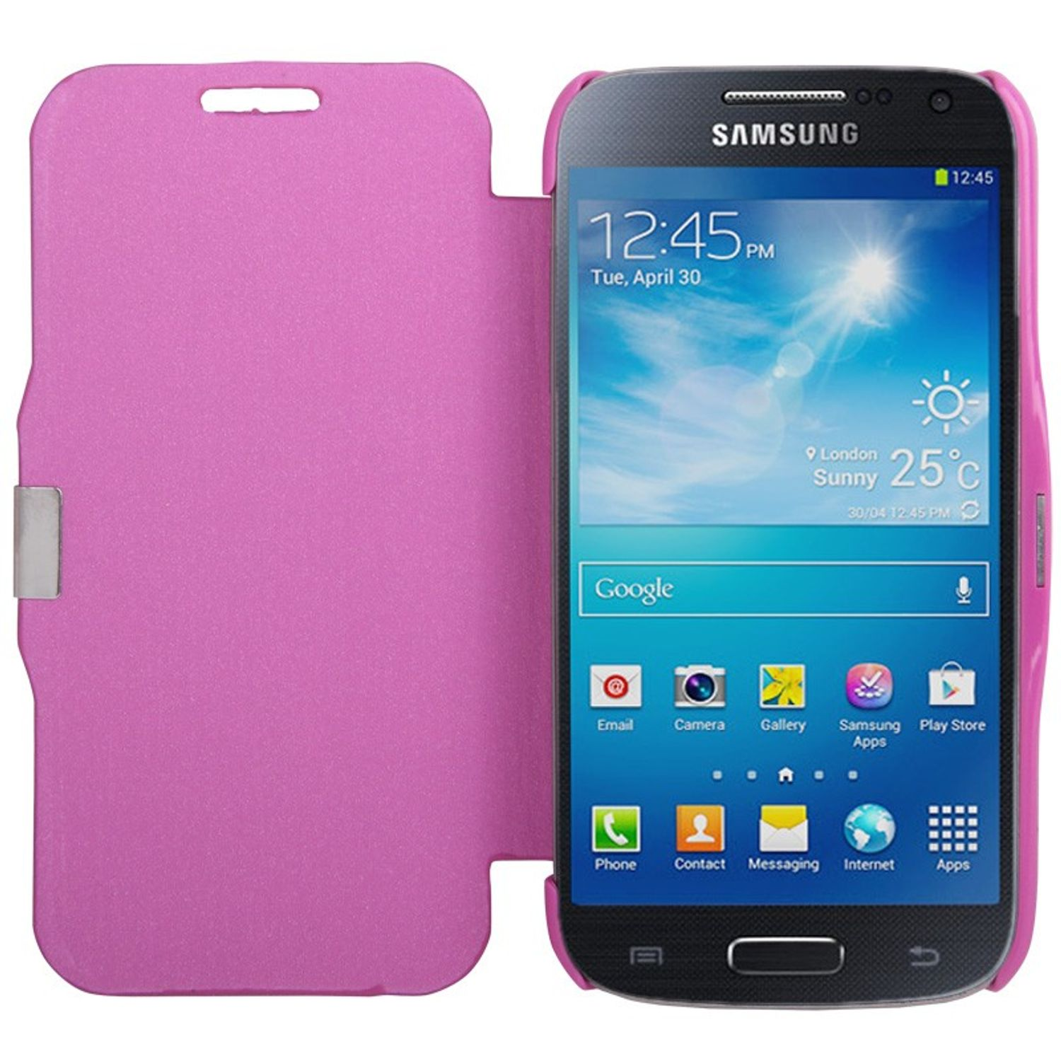 KÖNIG DESIGN Schutzhülle, Backcover, Mini, S4 Rosa Galaxy Samsung