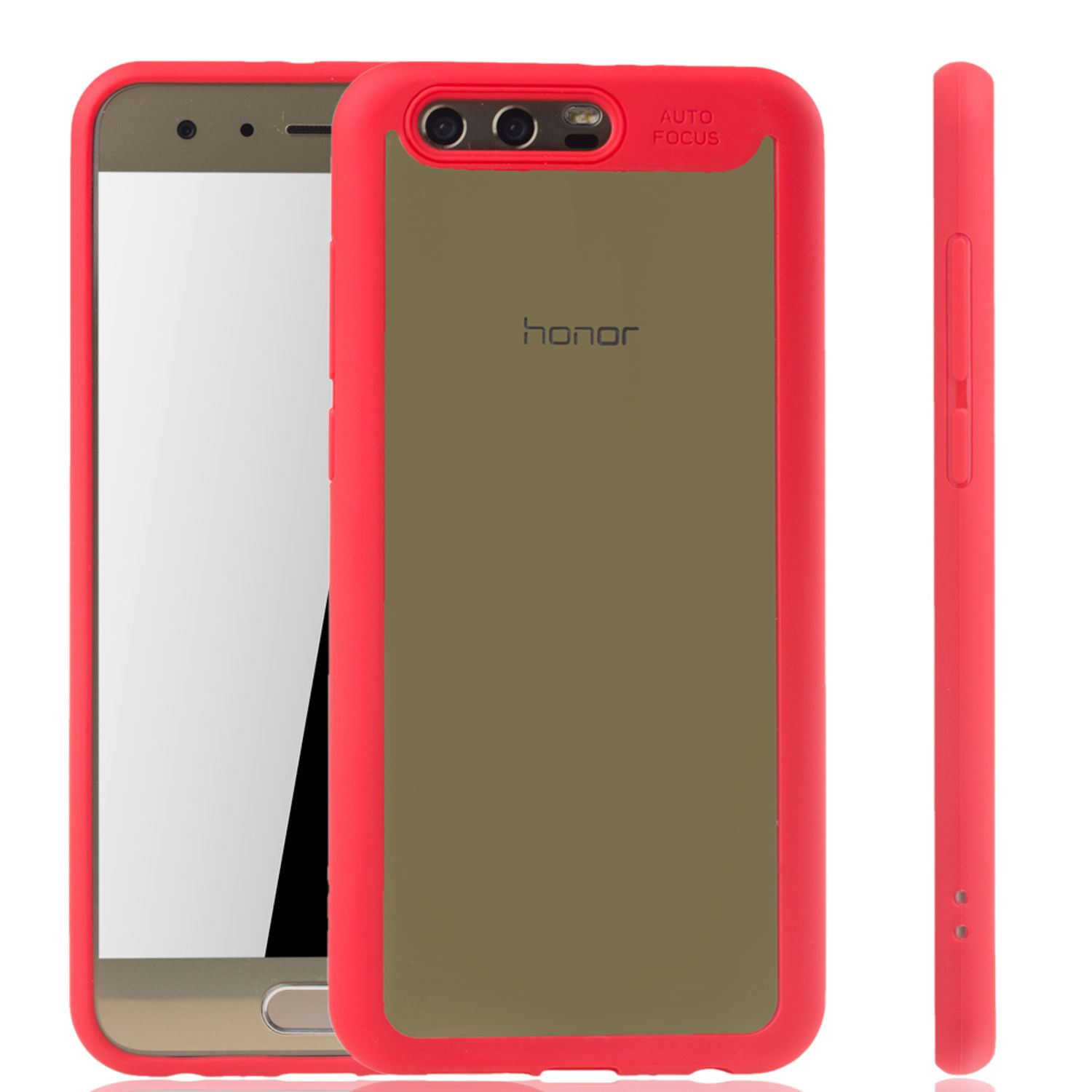 KÖNIG DESIGN Rot Huawei, 9, Backcover, Honor Schutzhülle