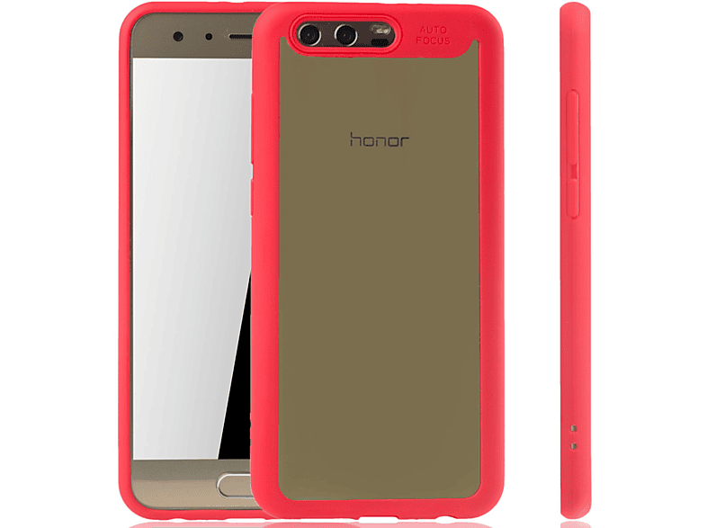 KÖNIG DESIGN Rot Huawei, 9, Backcover, Honor Schutzhülle