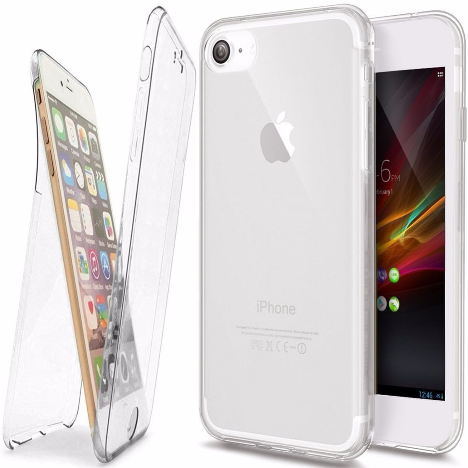 IPhone DESIGN 7 Handyhülle, Backcover, SE / Apple, Transparent 8 KÖNIG 2020, /