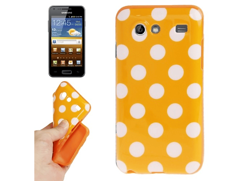 KÖNIG DESIGN Schutzhülle, Backcover, Samsung, Galaxy S Advance i9070, Orange