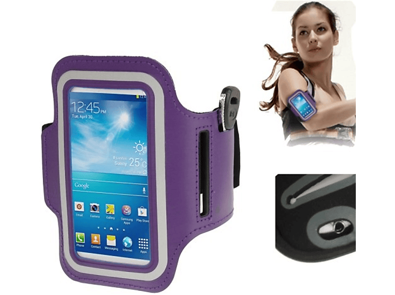 S4 Violett Backcover, Samsung, Galaxy Schutzhülle, DESIGN Mini, KÖNIG