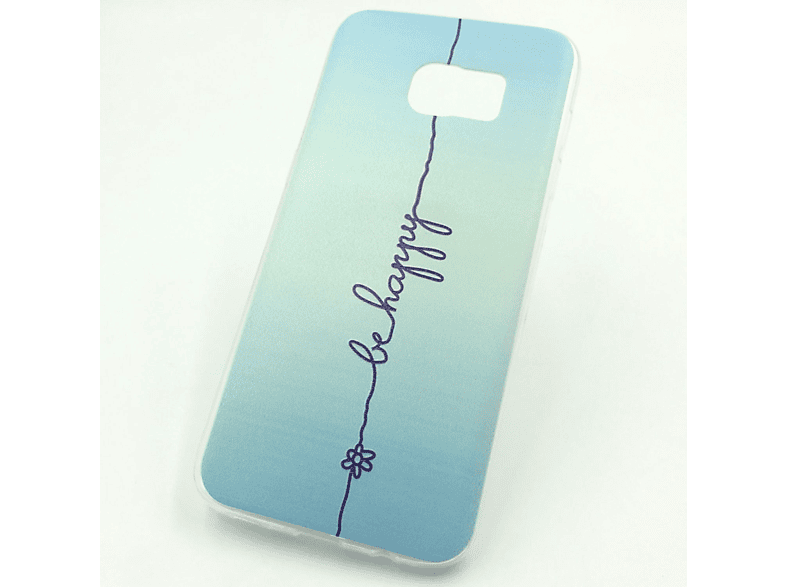 KÖNIG DESIGN Schutzhülle, Backcover, Samsung, Galaxy S7 Edge, Blau