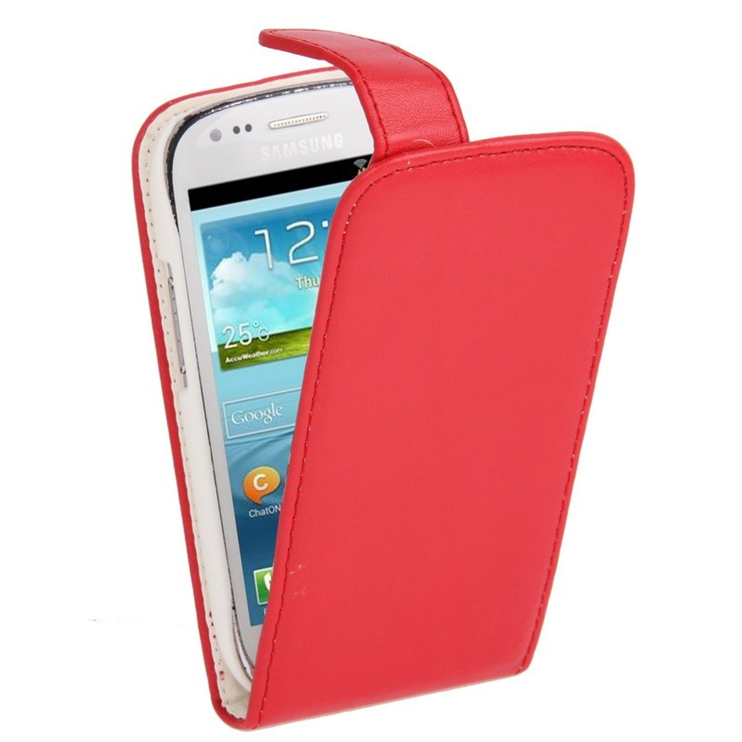 Rot Samsung, Schutzhülle, Mini, DESIGN Galaxy S3 KÖNIG Backcover,