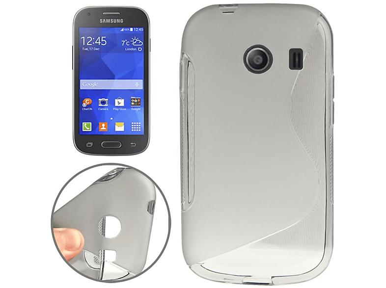 Samsung, DESIGN Ace Backcover, Style, Grau Schutzhülle, Galaxy KÖNIG