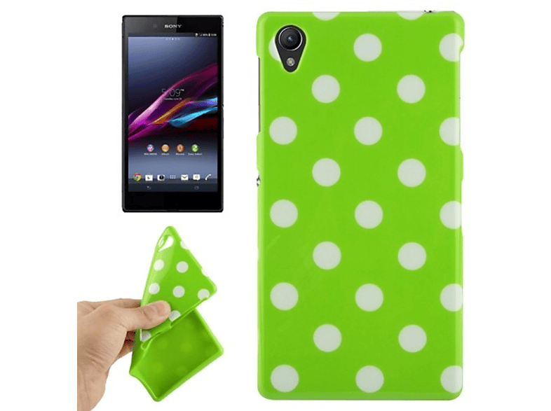 KÖNIG DESIGN Schutzhülle, Backcover, Grün Z1, Sony, Xperia