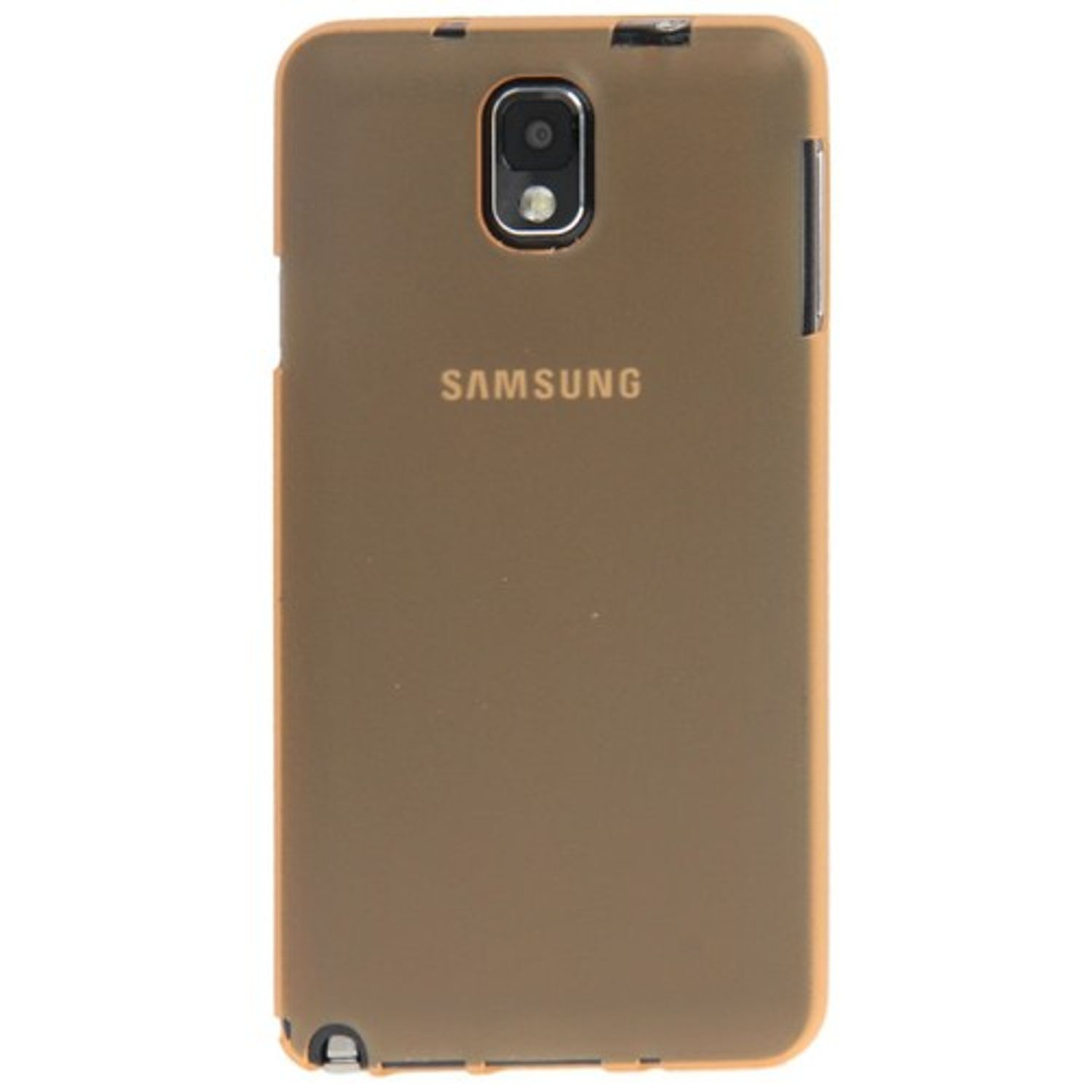 KÖNIG DESIGN Galaxy Schutzhülle, Orange Samsung, Backcover, 3, Note