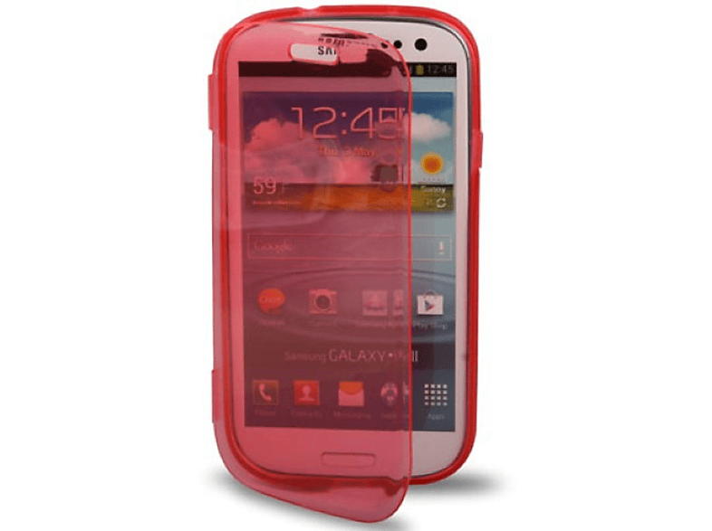 KÖNIG DESIGN Schutzhülle, Backcover, Samsung, Galaxy S3 / S3 NEO, Rot | Backcover