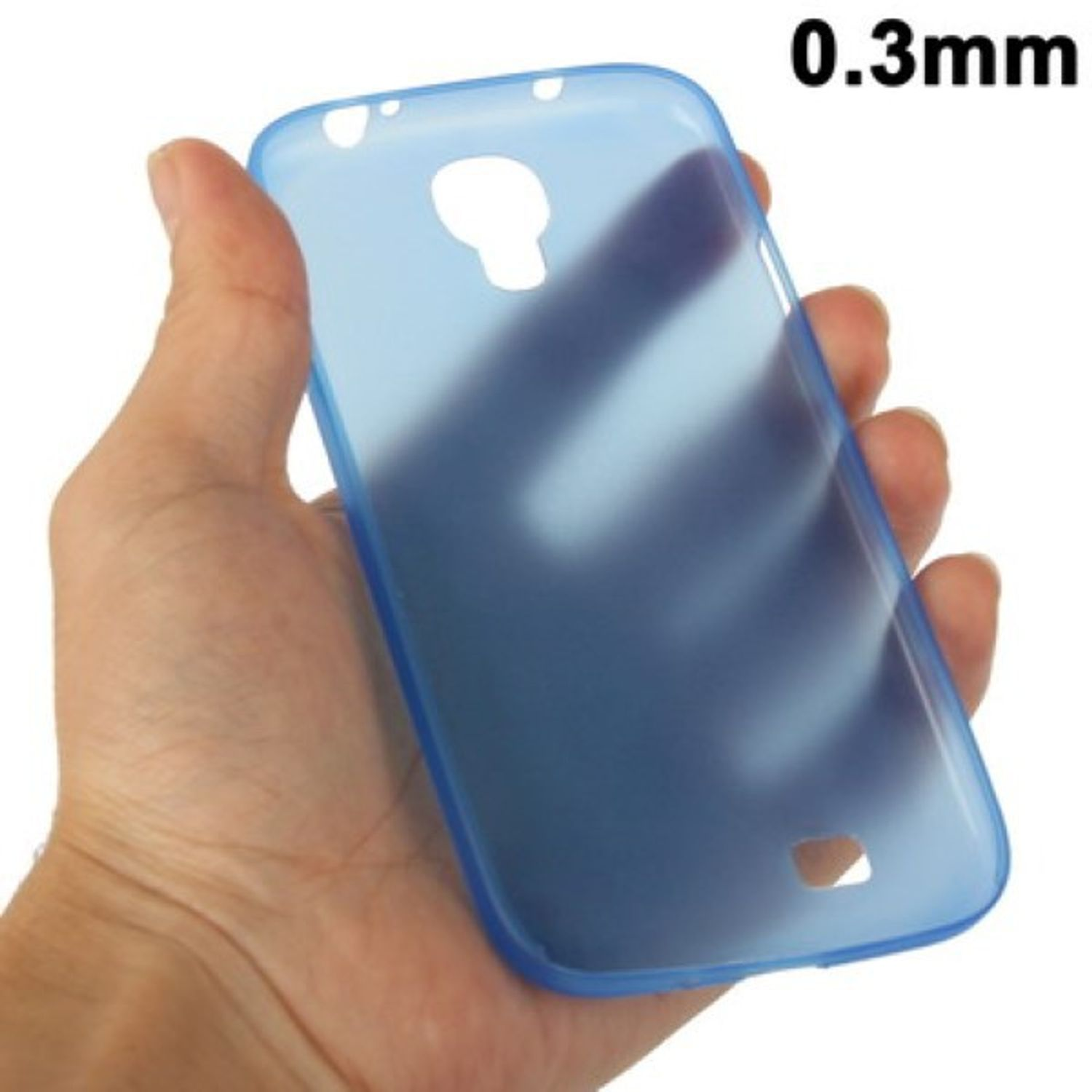 Blau Samsung, DESIGN Backcover, KÖNIG Galaxy Schutzhülle, S4,
