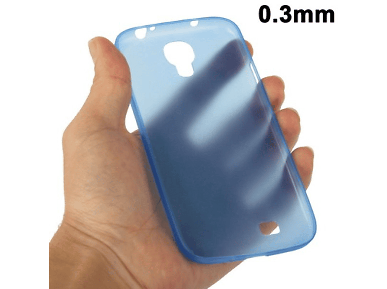 Blau Samsung, DESIGN Backcover, KÖNIG Galaxy Schutzhülle, S4,