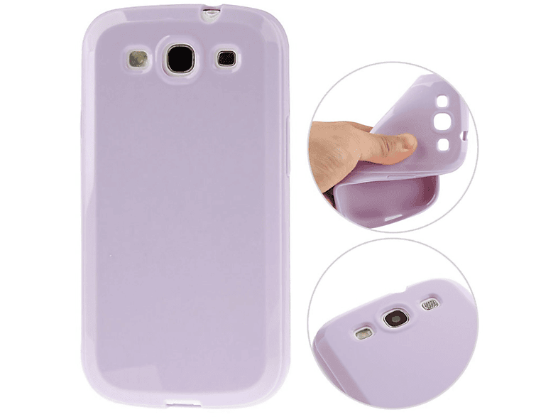 Backcover, DESIGN / Violett S3 Schutzhülle, NEO, S3 KÖNIG Galaxy Samsung,