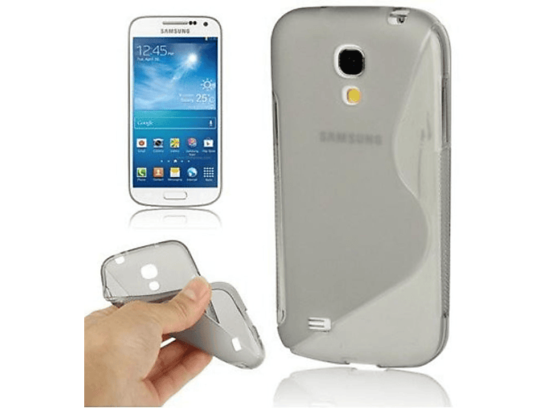 KÖNIG DESIGN Schutzhülle, Backcover, Samsung, Galaxy S4 Mini, Grau