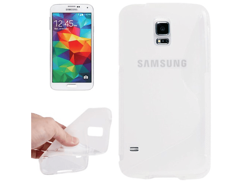 DESIGN KÖNIG Backcover, Samsung, Mini, S5 Schutzhülle, Transparent Galaxy