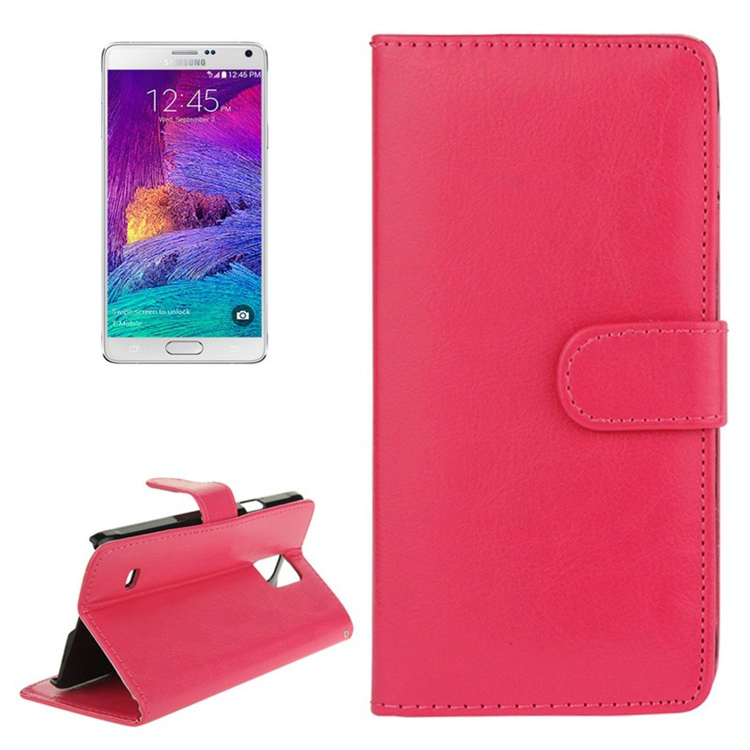 KÖNIG DESIGN Schutzhülle, Backcover, 4, Rosa Galaxy Note Samsung
