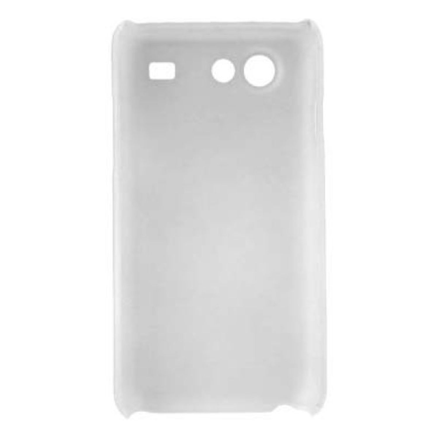 Galaxy Backcover, Samsung, KÖNIG DESIGN Schutzhülle, S i9070, Weiß Advance