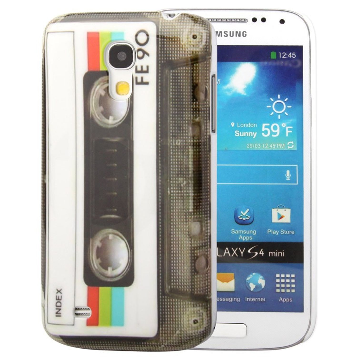 KÖNIG DESIGN Galaxy Mini, Schutzhülle, Samsung, S4 Backcover, Mehrfarbig