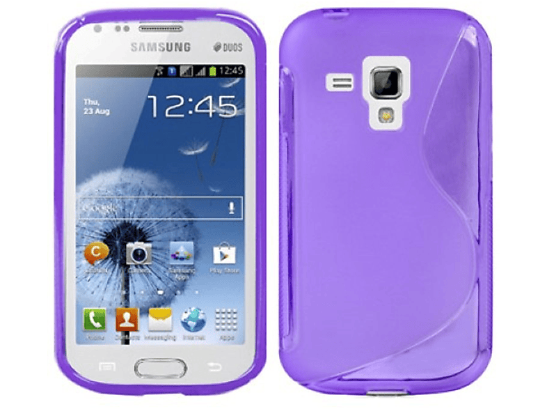 KÖNIG DESIGN Galaxy S7562, Backcover, Samsung, S Schutzhülle, Duos Violett