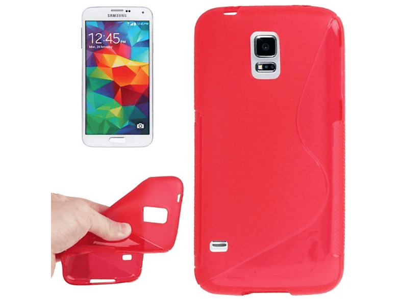 KÖNIG DESIGN Schutzhülle, Backcover, Samsung, Galaxy S5 / S5 Neo, Rot