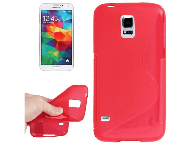 KÖNIG DESIGN Schutzhülle, Backcover, Samsung, / Galaxy Neo, S5 S5 Rot