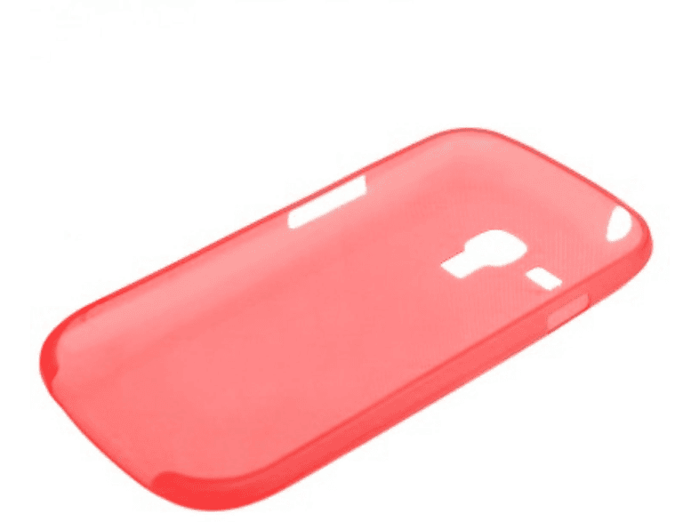 KÖNIG DESIGN Schutzhülle, Backcover, Samsung, Rot S3 Mini, Galaxy