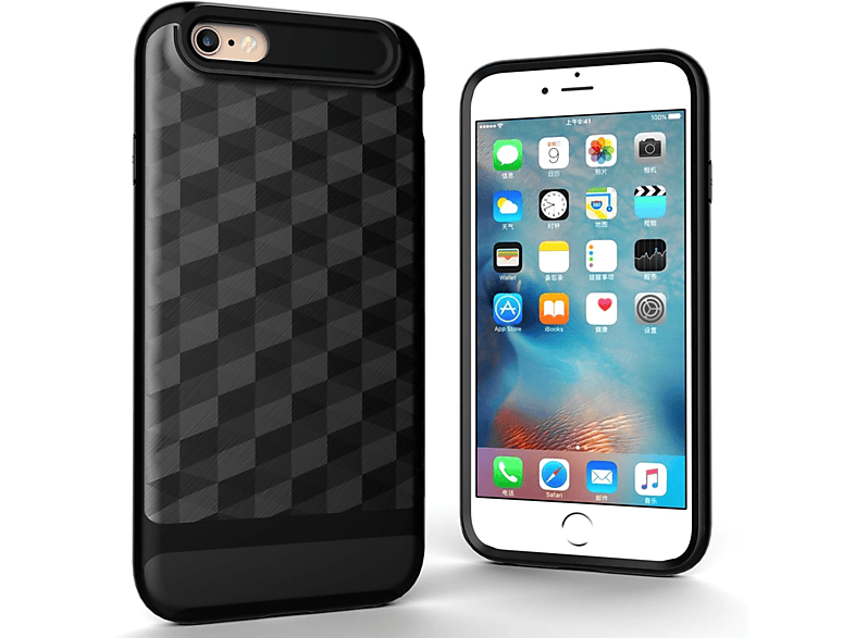 Schwarz DESIGN / iPhone 6 Schutzhülle, 6s, Apple, KÖNIG Backcover,