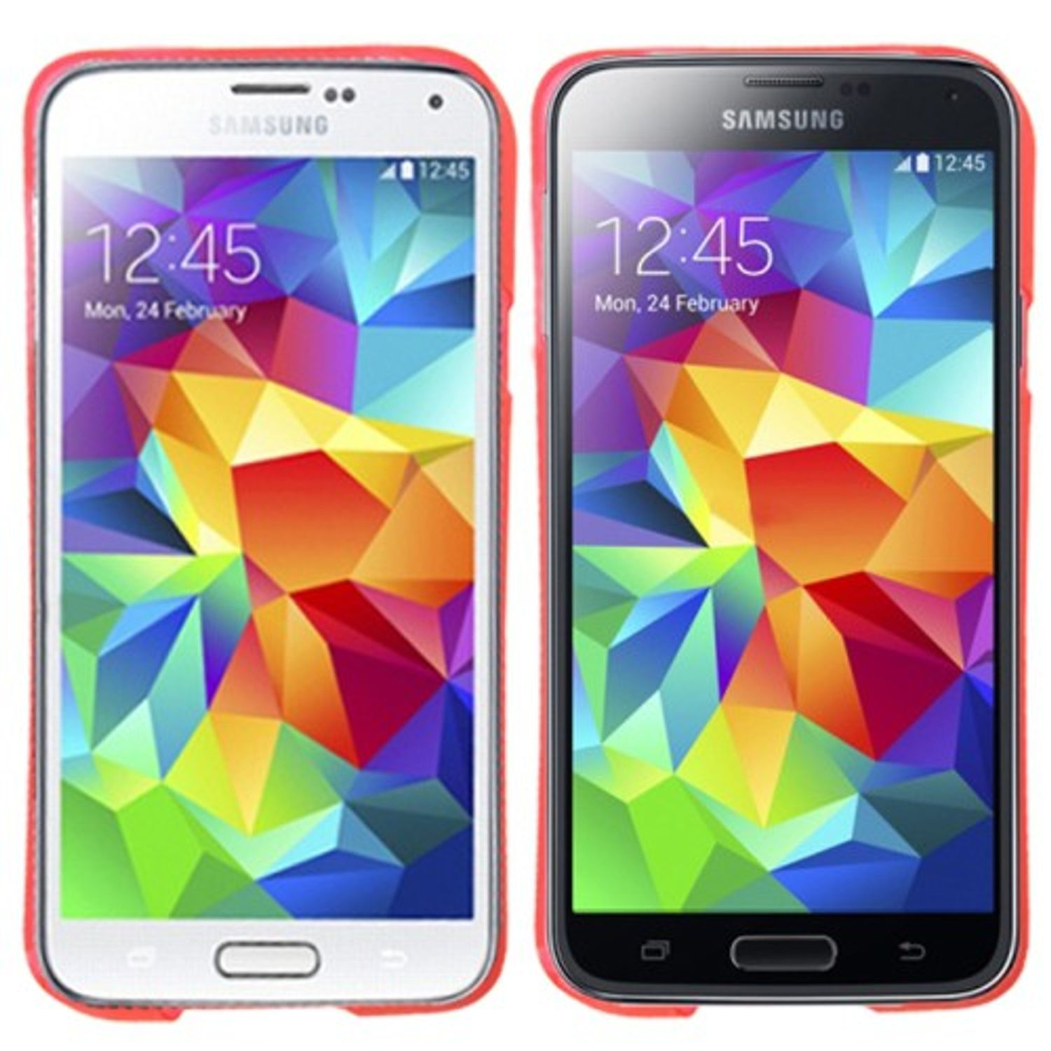 Backcover, Rot Schutzhülle, Neo, Samsung, S5 S5 / DESIGN KÖNIG Galaxy