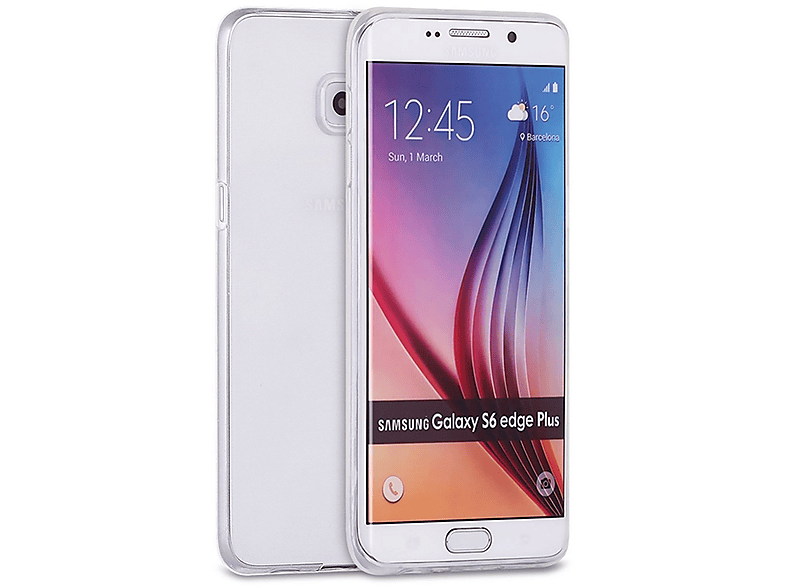 Galaxy Backcover, Plus, KÖNIG Edge Transparent Schutzhülle, DESIGN Samsung, S6