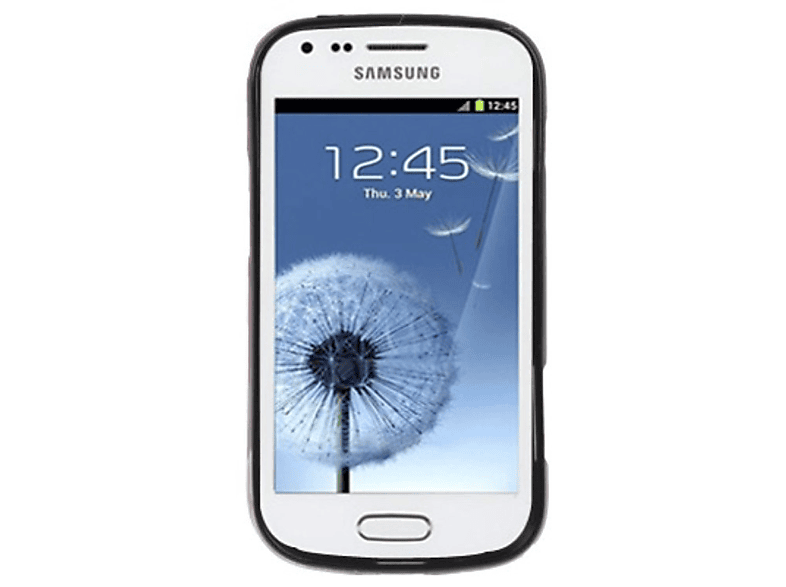 Samsung, Backcover, Duos Schutzhülle, Schwarz S7562, Galaxy S DESIGN KÖNIG