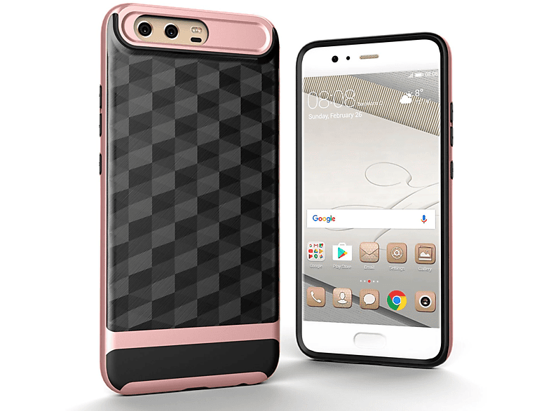 Schutzhülle, Rosa P10, Huawei, Backcover, KÖNIG DESIGN