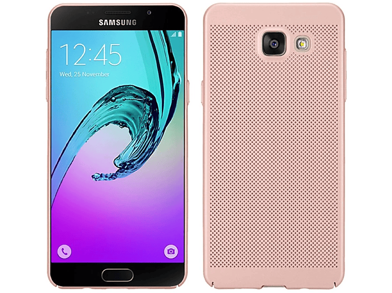 (2017), Samsung, Backcover, DESIGN KÖNIG Schutzhülle, Galaxy A3 Rosa