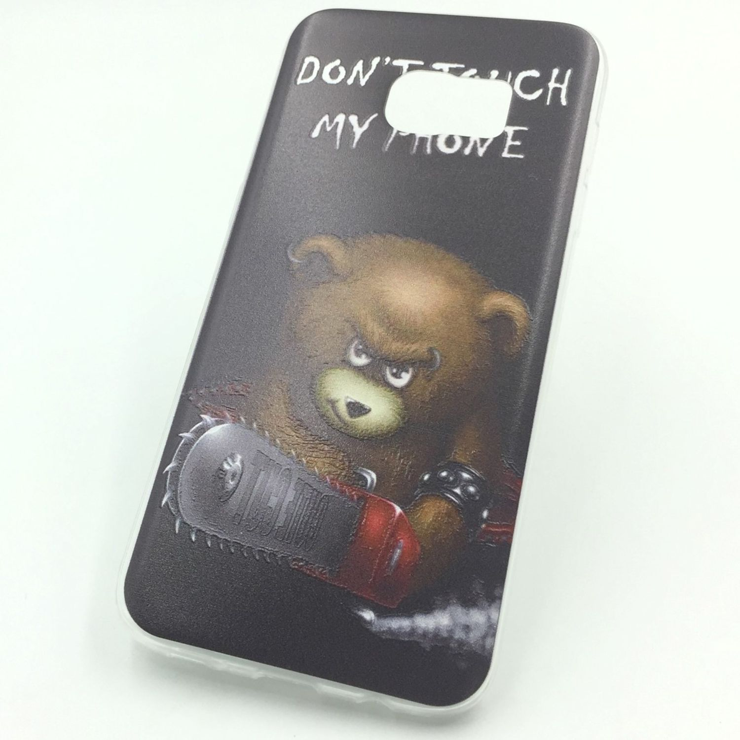 Samsung, Schwarz Galaxy KÖNIG Backcover, DESIGN S7 Edge, Schutzhülle,