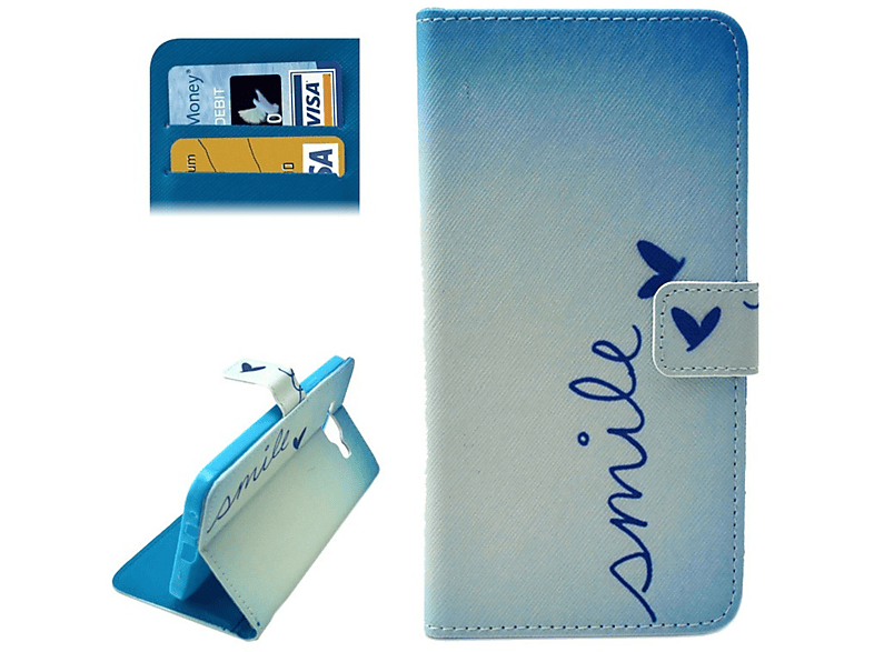 KÖNIG DESIGN Schutzhülle, Blau Backcover, Galaxy Samsung, E7