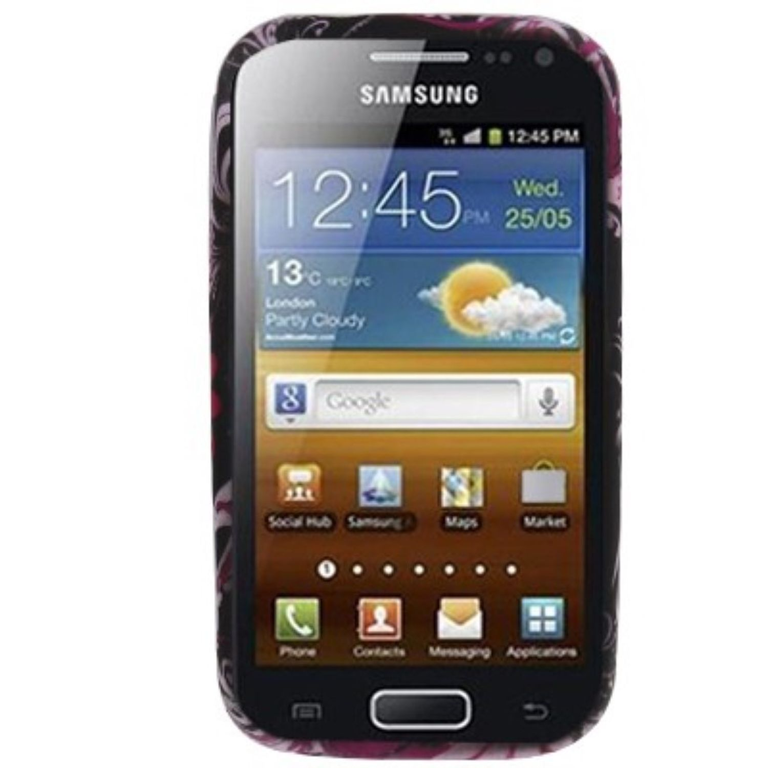 Samsung, DESIGN 2 KÖNIG Mehrfarbig Galaxy i8160, Ace Backcover, Schutzhülle,