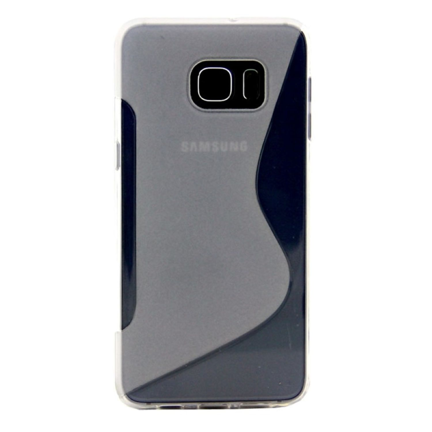 Schutzhülle, DESIGN Backcover, Plus, Edge Transparent S6 KÖNIG Samsung, Galaxy