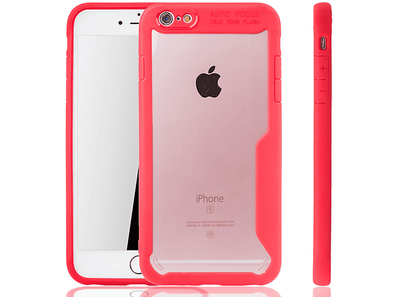 Rot DESIGN Backcover, 6s, KÖNIG Schutzhülle, Apple, / iPhone 6