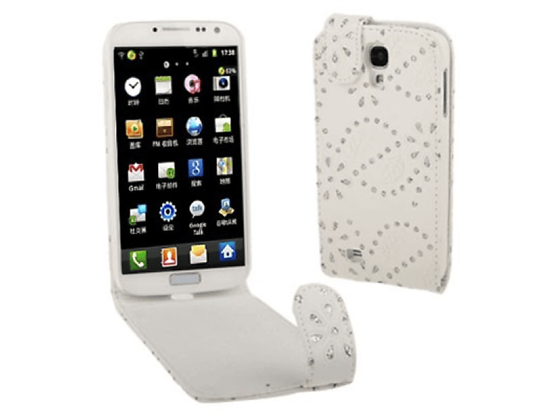 KÖNIG DESIGN S4, Galaxy Weiß Backcover, Samsung, Schutzhülle
