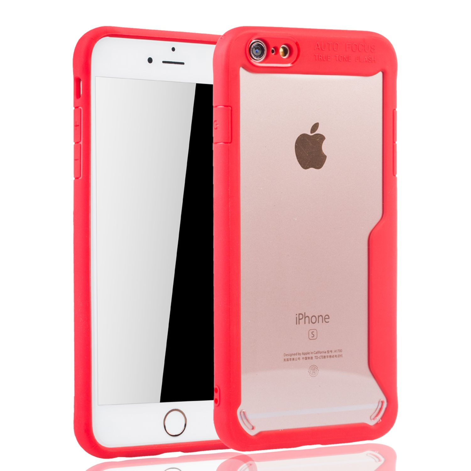 DESIGN Plus, IPhone / 6 6s Apple, Backcover, Rot Plus KÖNIG Schutzhülle,