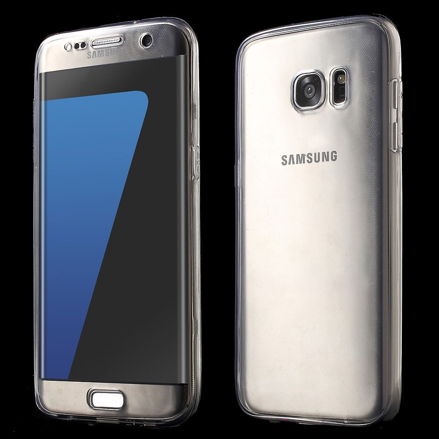 Backcover, S7 DESIGN Edge, Samsung, Schutzhülle, KÖNIG Galaxy Transparent