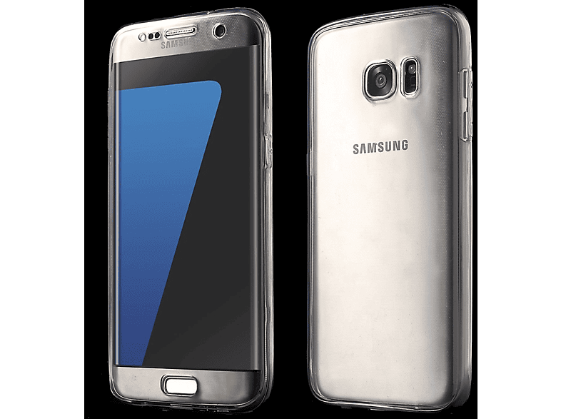 DESIGN Backcover, Edge, Transparent S7 Galaxy KÖNIG Schutzhülle, Samsung,