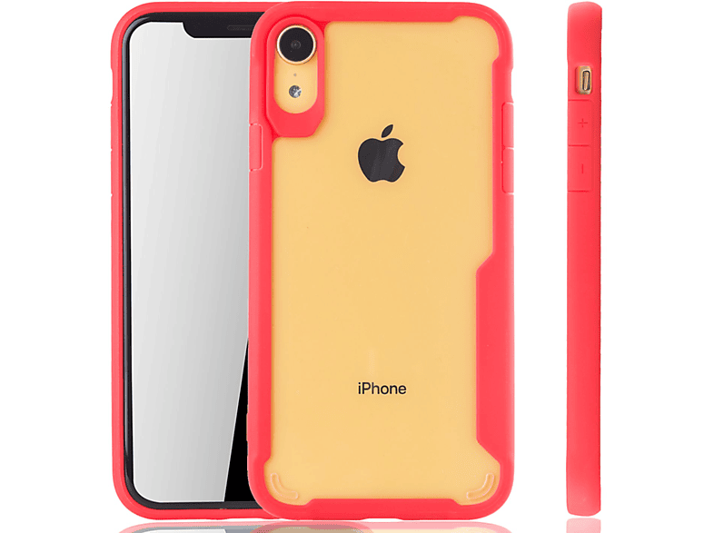 KÖNIG DESIGN Schutzhülle, Backcover, Apple, iPhone XR, Rot