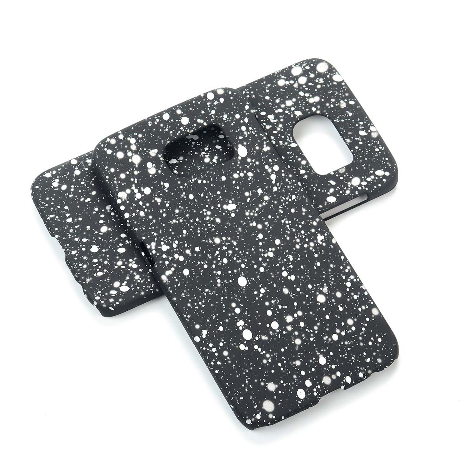 Galaxy Edge, Backcover, Schutzhülle, S6 Samsung, Schwarz KÖNIG DESIGN