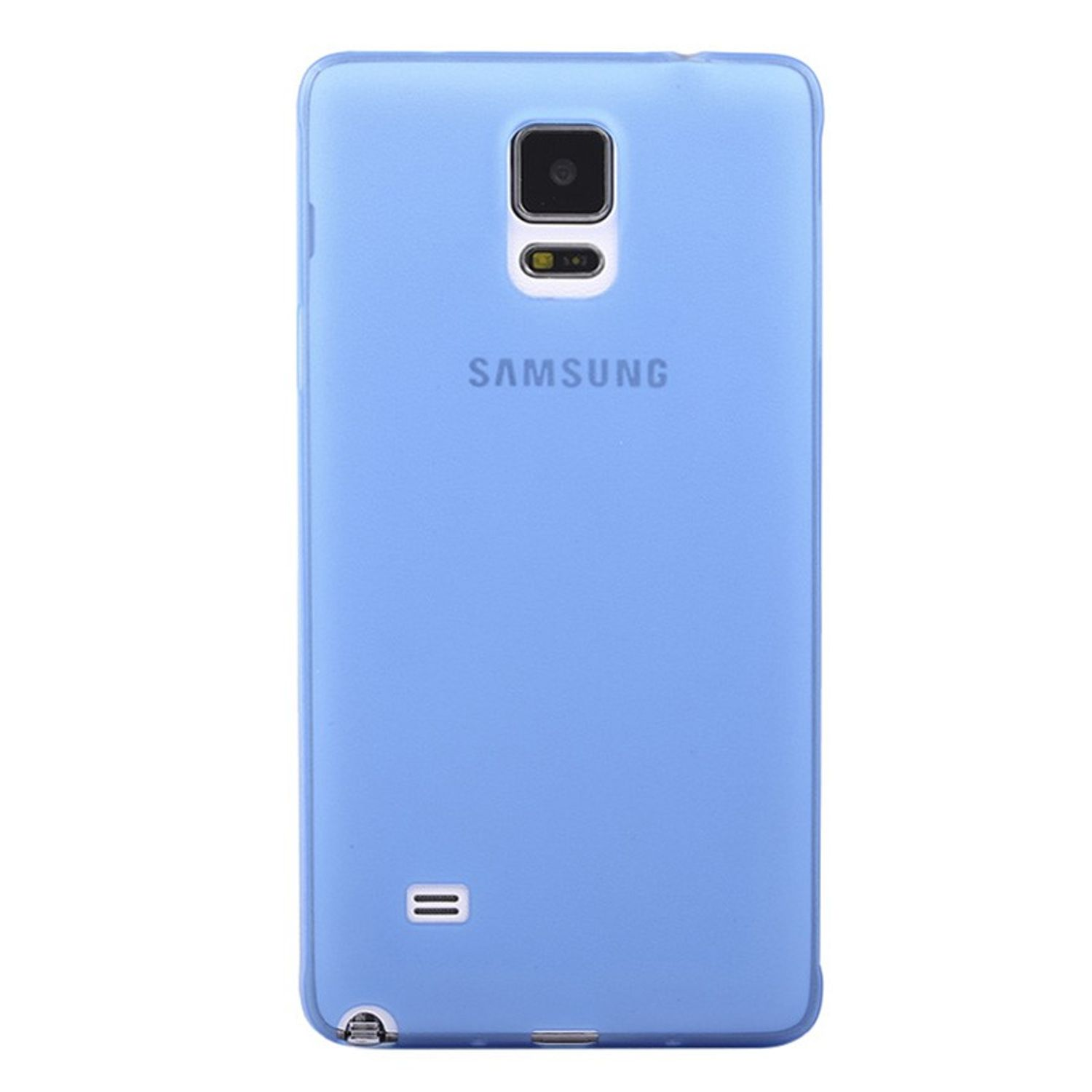 Schutzhülle, Samsung, KÖNIG Note 4, Backcover, Galaxy DESIGN Blau