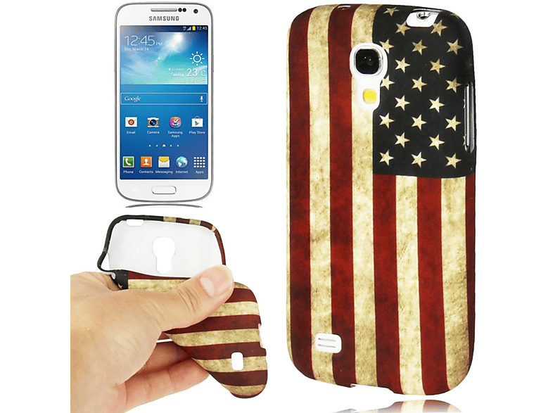 Samsung, S4 Backcover, Mehrfarbig Mini, Galaxy KÖNIG Schutzhülle, DESIGN