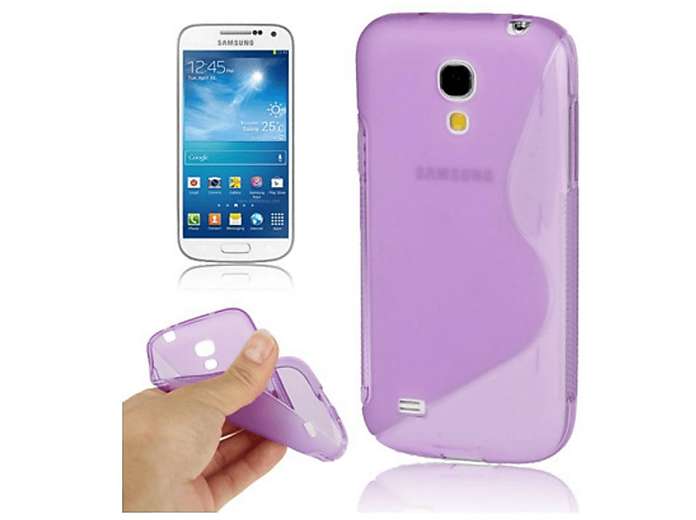 Schutzhülle, KÖNIG S4 Violett DESIGN Galaxy Backcover, Samsung, Mini,